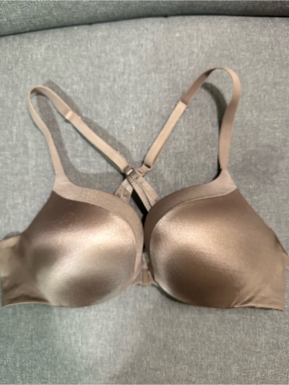 Victoria’s Secret T-Shirt Racer Back Bra in Taupe Size 34A